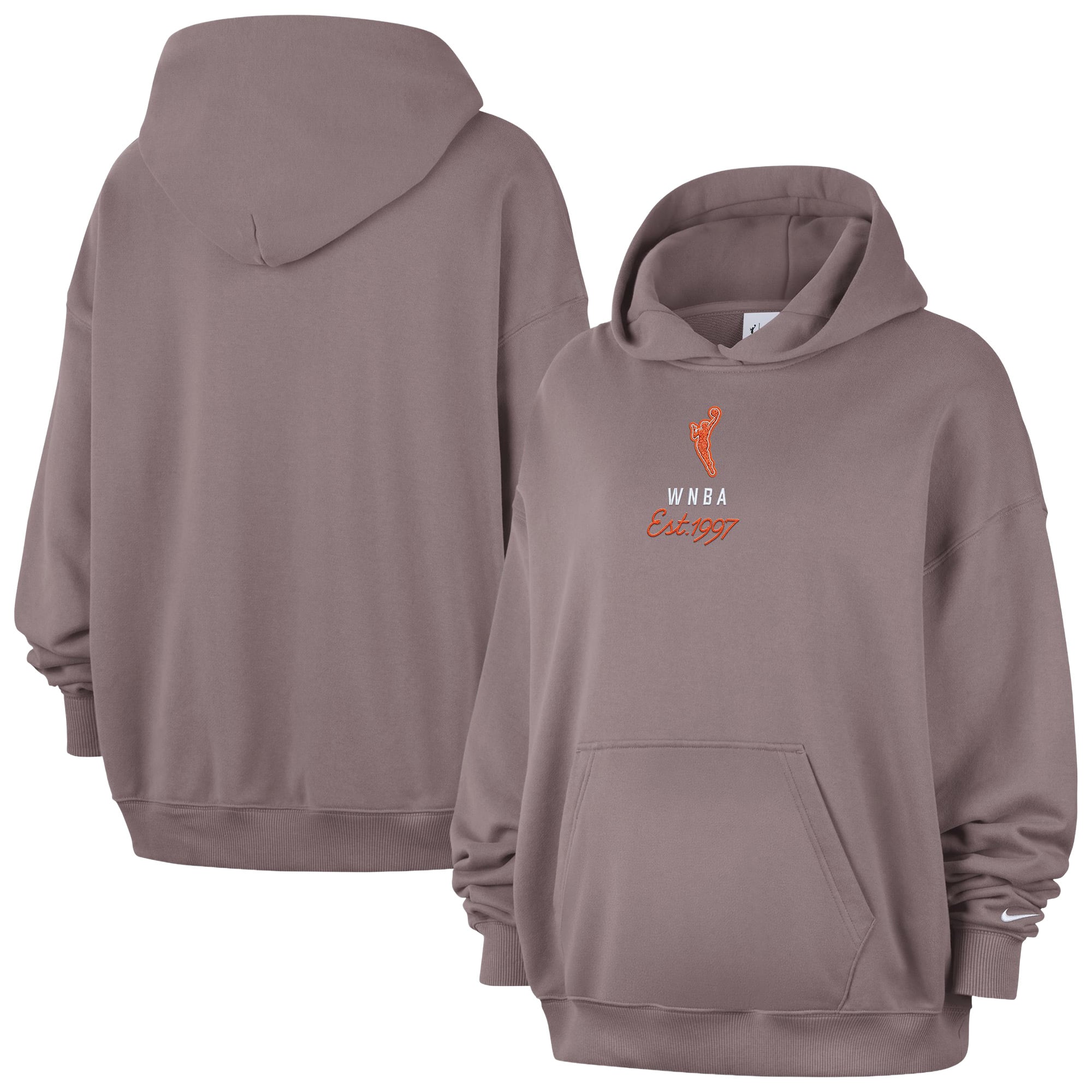 Women's Nike  Light Brown WNBA Studio Fleece Hoodie