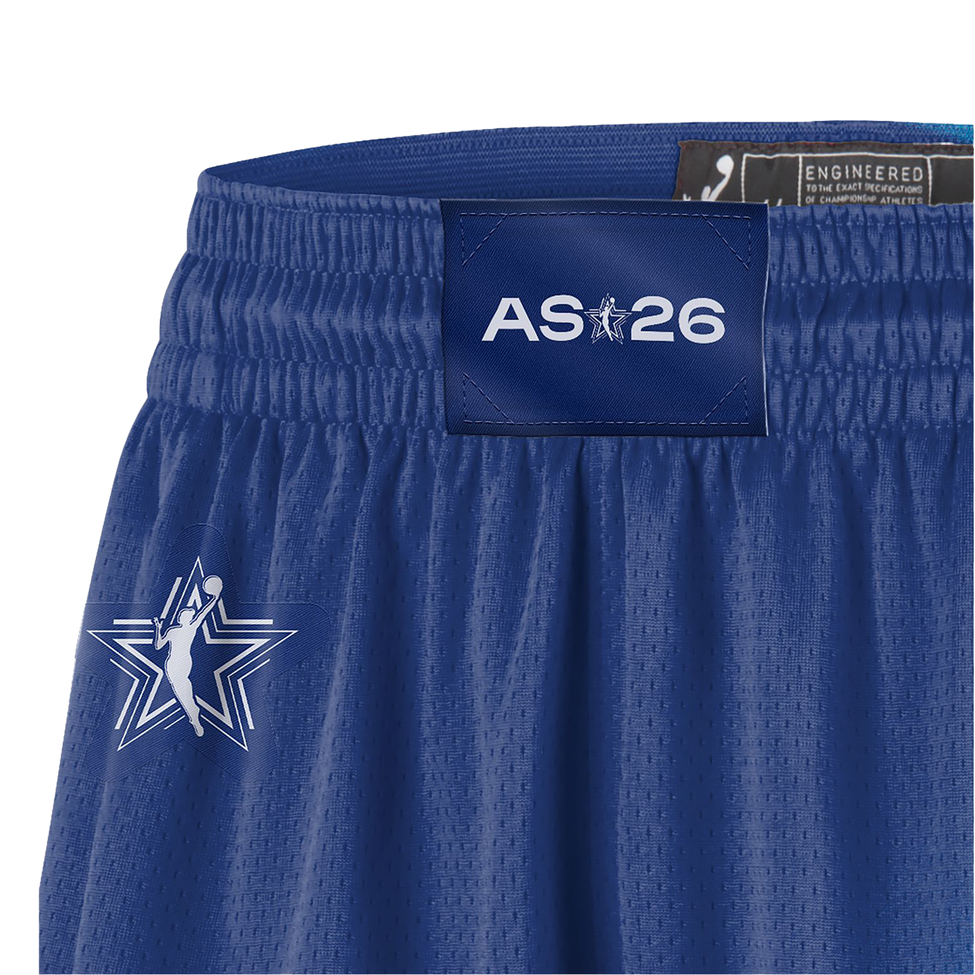 Short Nike Rush Blue pour femme, édition spéciale victoire de l'équipe du All-Star Game WNBA 2026, technologie Dri-FIT