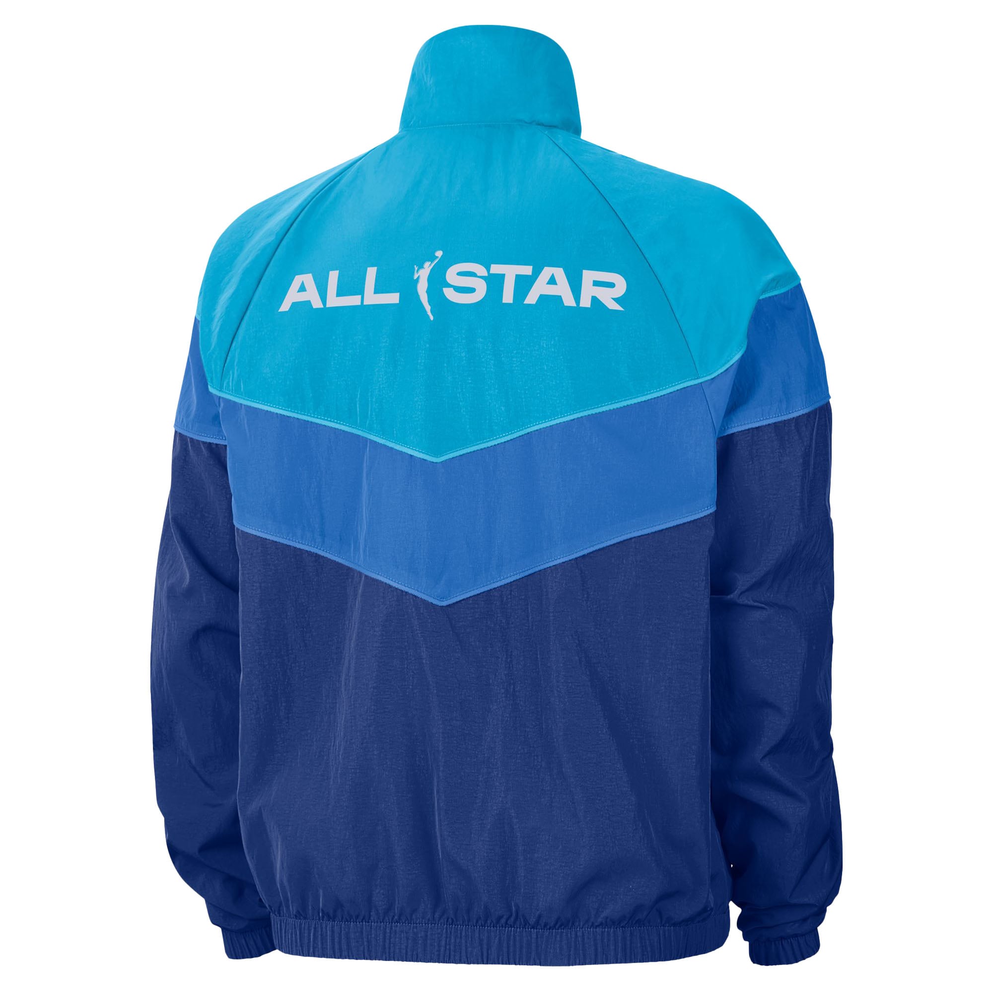 Veste coupe-vent zippée Nike Rush Blue pour femme, édition spéciale All-Star Game WNBA 2026