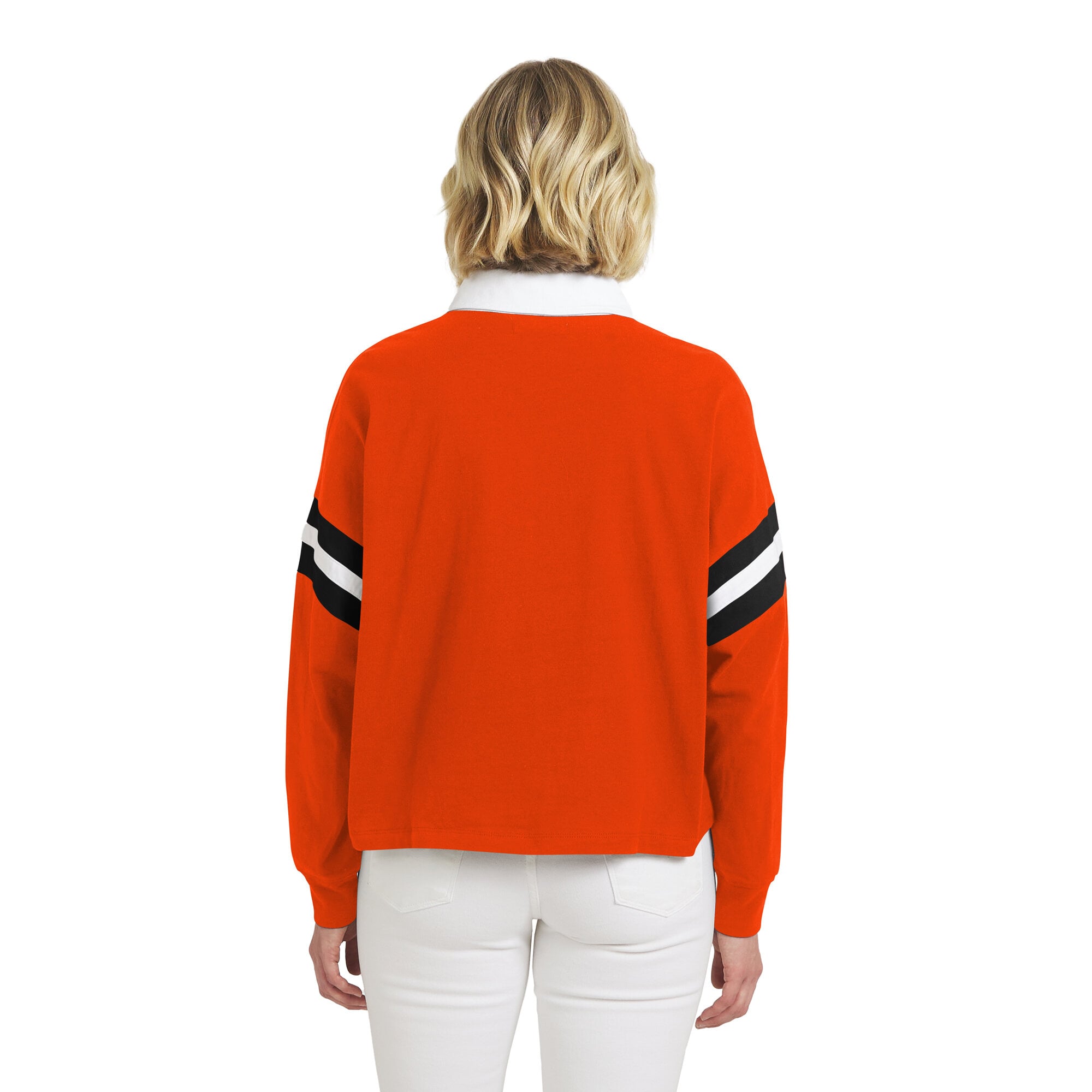 Women's WEAR by Erin Andrews Orange WNBA Rugby Polo