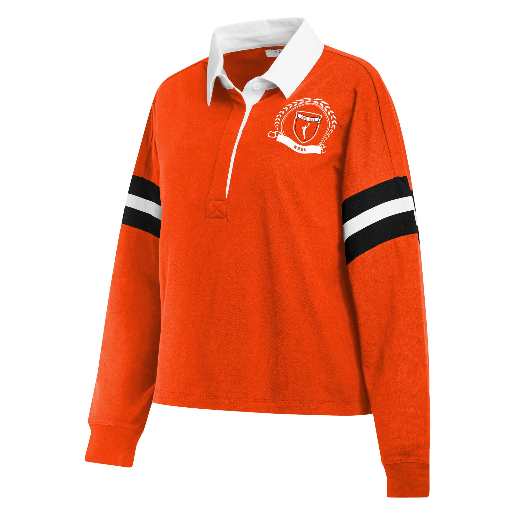 Women's WEAR by Erin Andrews Orange WNBA Rugby Polo
