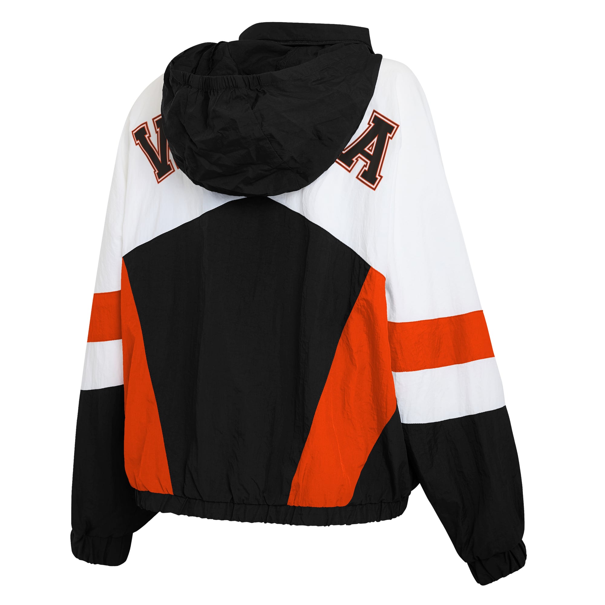 Veste coupe-vent zippée blanche et noire WNBA pour femme de la marque WEAR by Erin Andrews