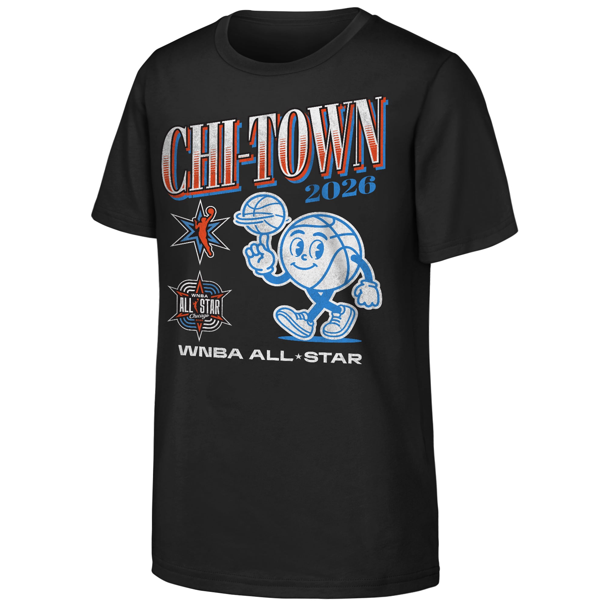 T-shirt noir Youth Outerstuff 2026 WNBA All-Star Game