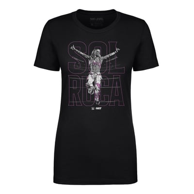 Sol Ruca 500 Level Women's Name Outline T-Shirt - Black