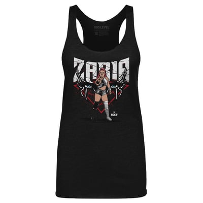 Zaria 500 Level Women's Eyes Tri-Blend Tank Top - Heather Black