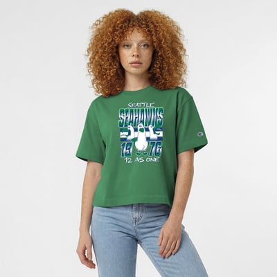Seattle Seahawks Disney x Champion Women's Seagulls All-Star T-Shirt - Green