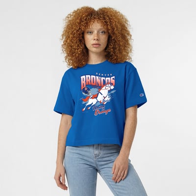 Denver Broncos Disney x Champion Women's Maximus All-Star T-Shirt - Royal