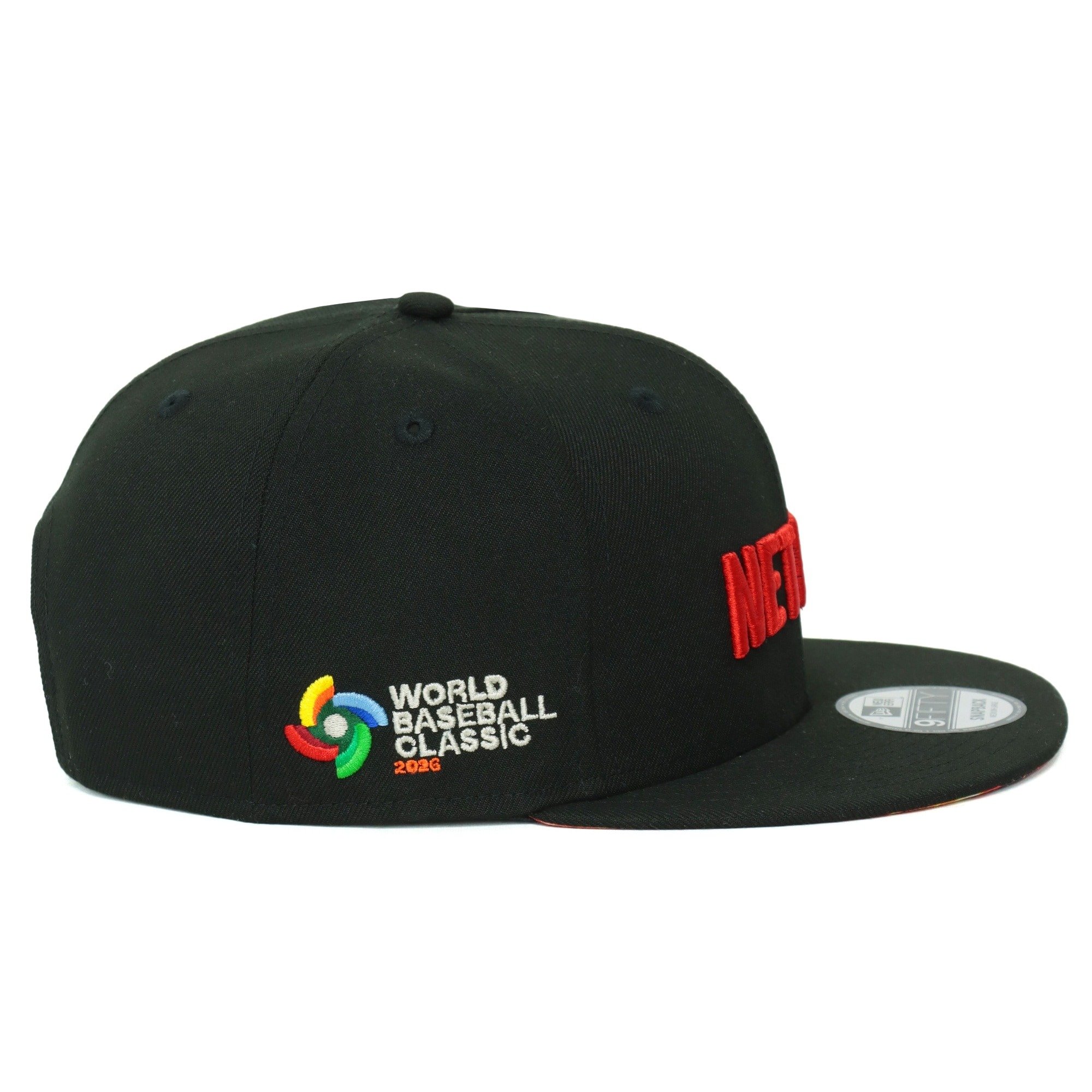 New Era 9FIFTY World Baseball Classic × Netflix サイドロゴ ブラック