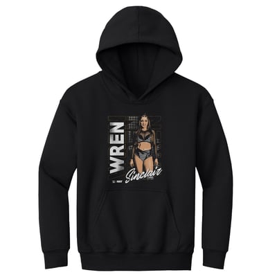 Wren Sinclair 500 Level Youth Vertical Name Hoodie - Black