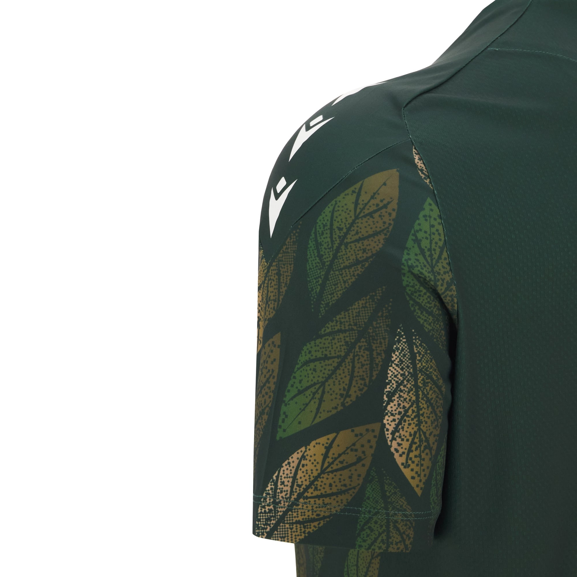 Haut d'échauffement Macron Green Wrexham pour homme