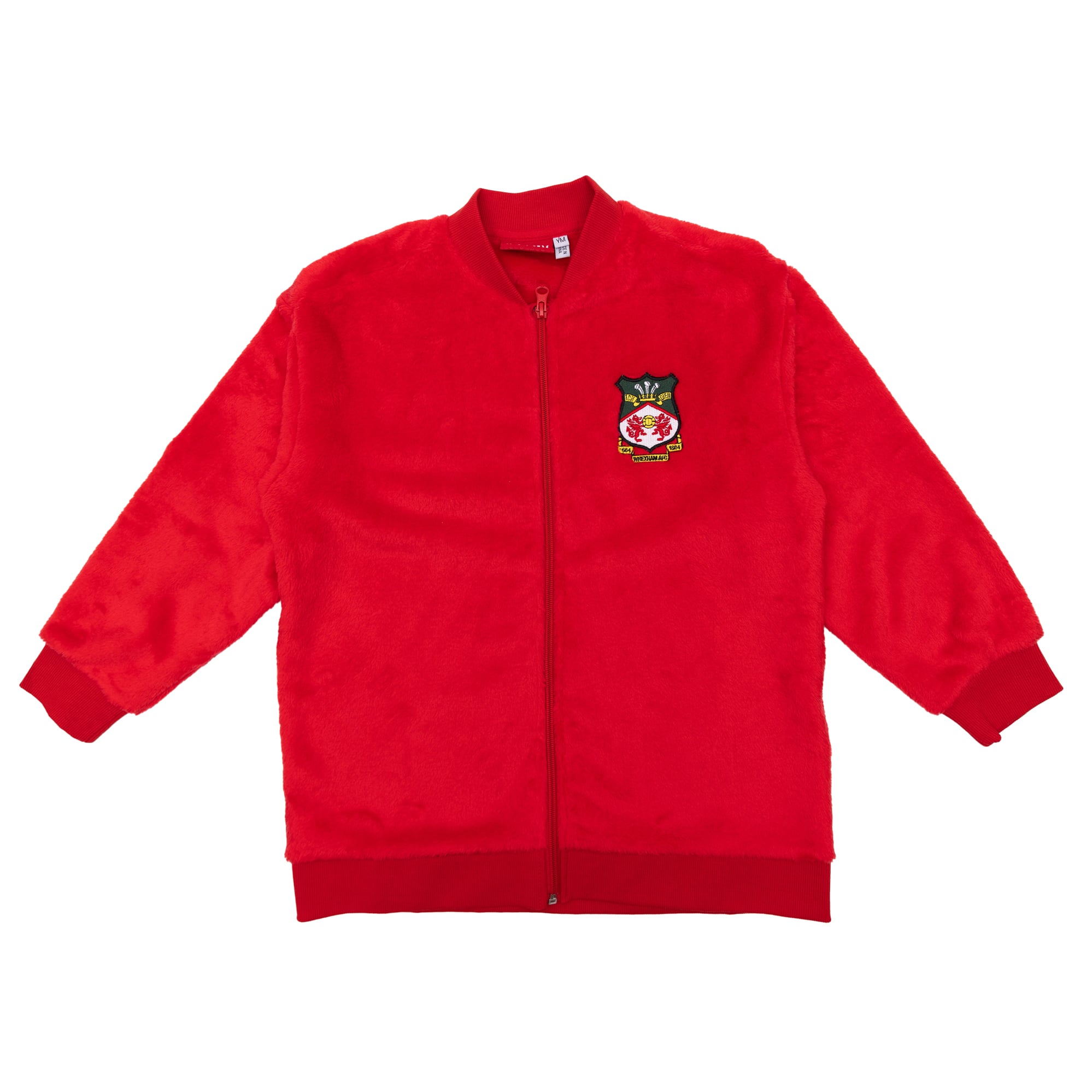 Youth Sport Design Sweden  Red Wrexham Teddy Full-Zip Jacket