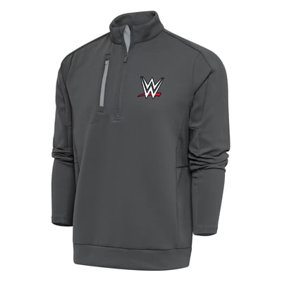 WWE Antigua Generation Quarter-Zip Pullover - Charcoal