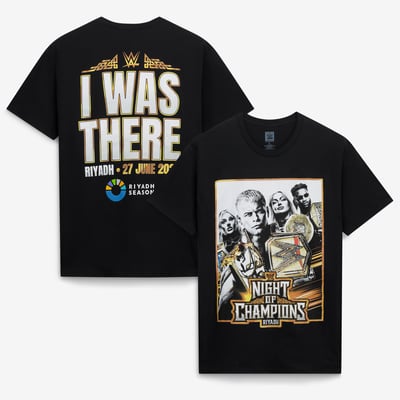 T-shirt noir de l'événement Nuit des Champions 2026