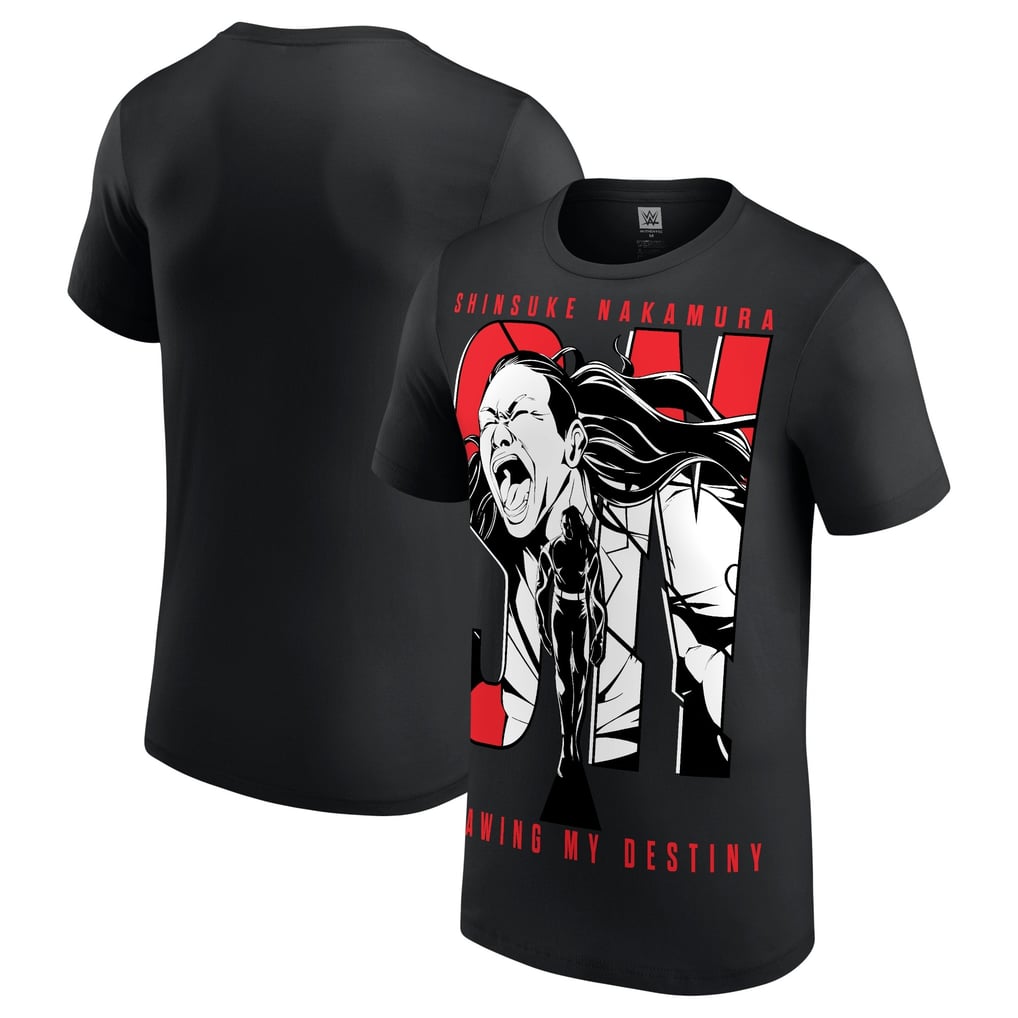 中邑真輔 Shinsuke Nakamura Drawing My Destiny Tシャツ ブラック