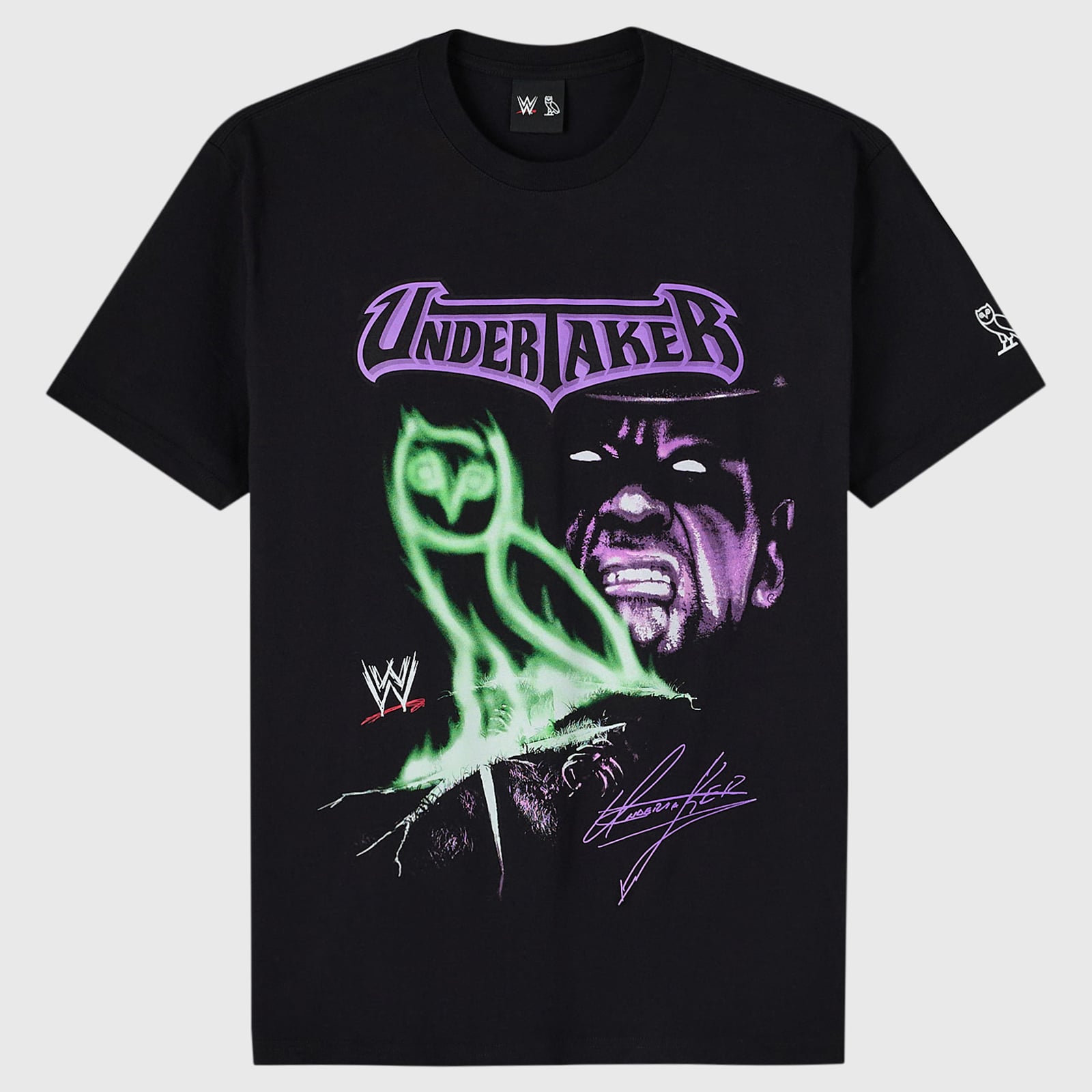 Unisex OVO x WWE Black The Undertaker Superstar T-Shirt