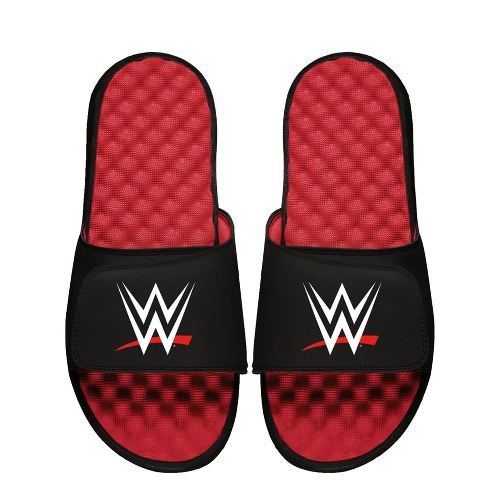 WWE Championship Red and Black Slide Sandals WWE - Brandclub - WWE Mens Championship Belt Slides - John  main image 2