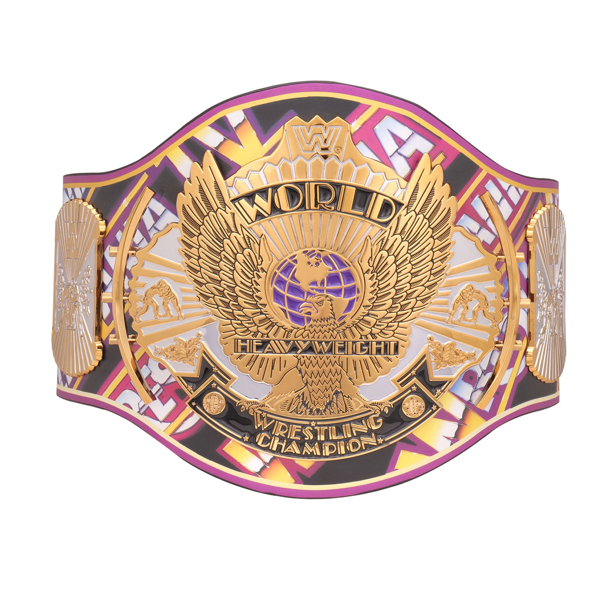 WWE Winged Eagle 40 Years Of WrestleMania Replica Title Belt WWE Winged Eagle 40 Years Of WrestleMania Replica Title Belt