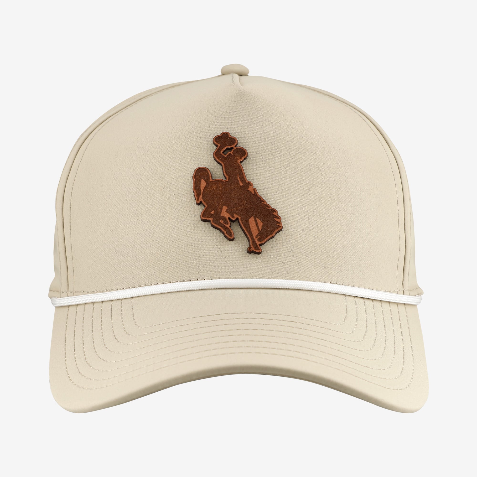 Men's Branded Bills Khaki Wyoming Cowboys Classic Adjustable Rope Hat
