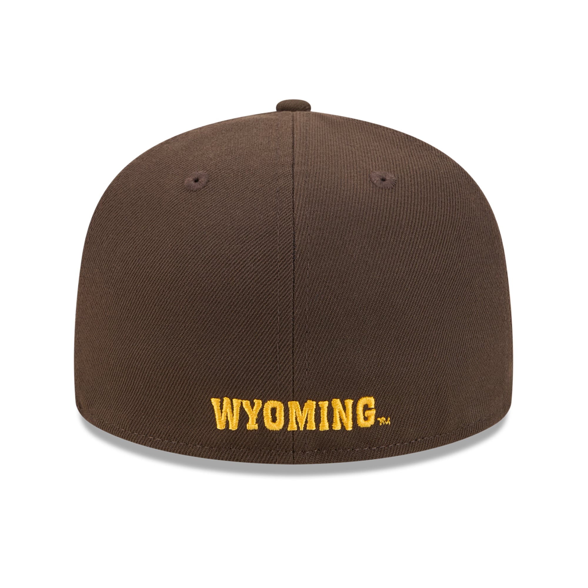 Casquette ajustée New Era marron Wyoming Cowboys Core 59FIFTY pour homme