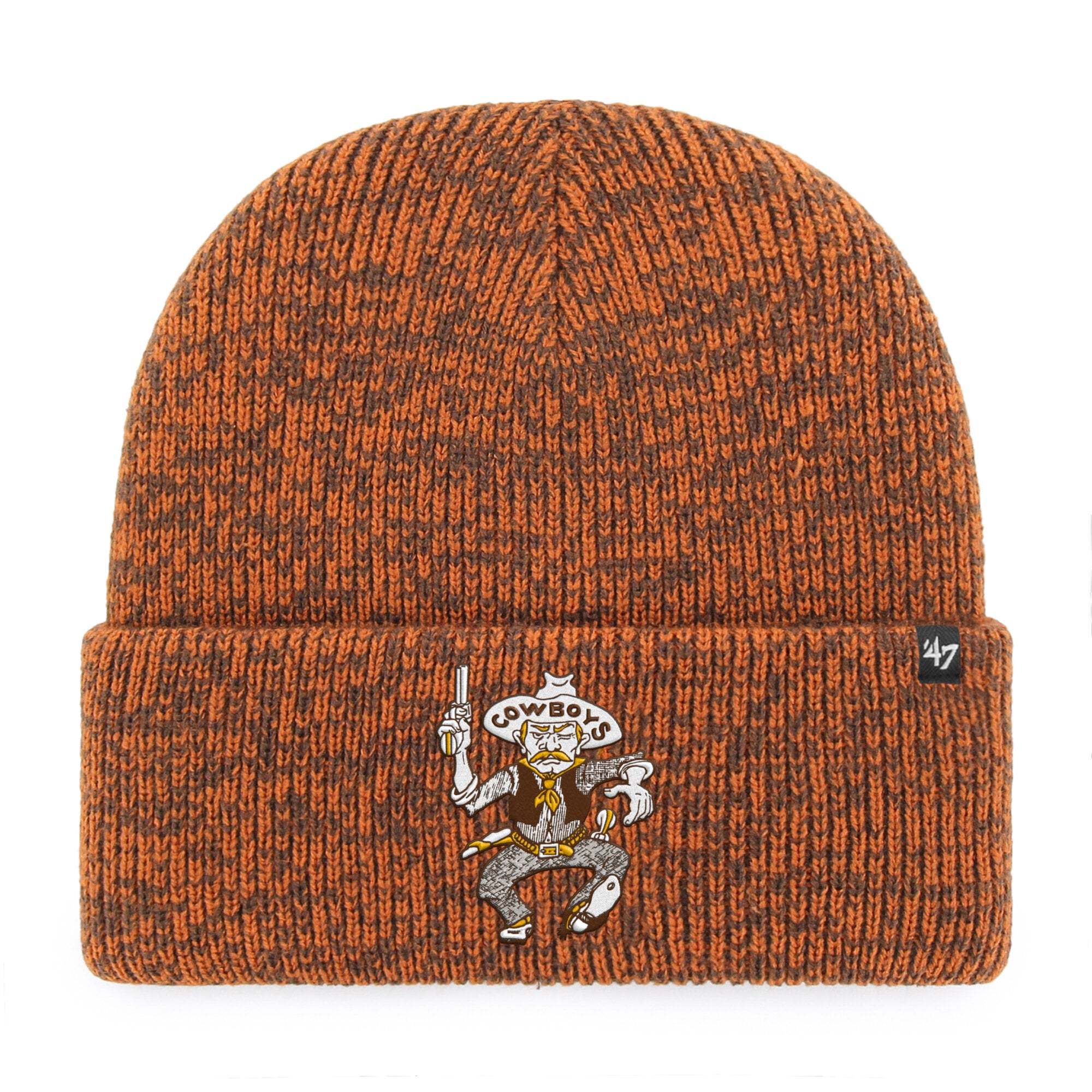 Bonnet unisexe marron Wyoming Cowboys Brain Freeze à revers