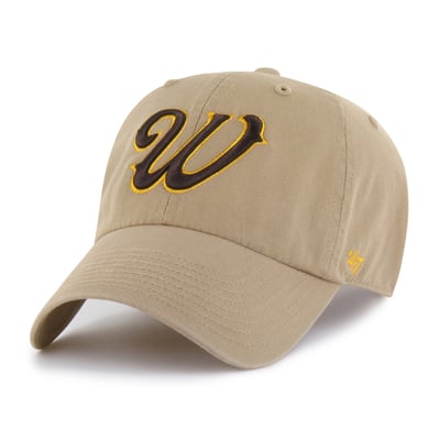  Wyoming Cowboys '47 Unisex Clean Up Adjustable Hat - Khaki