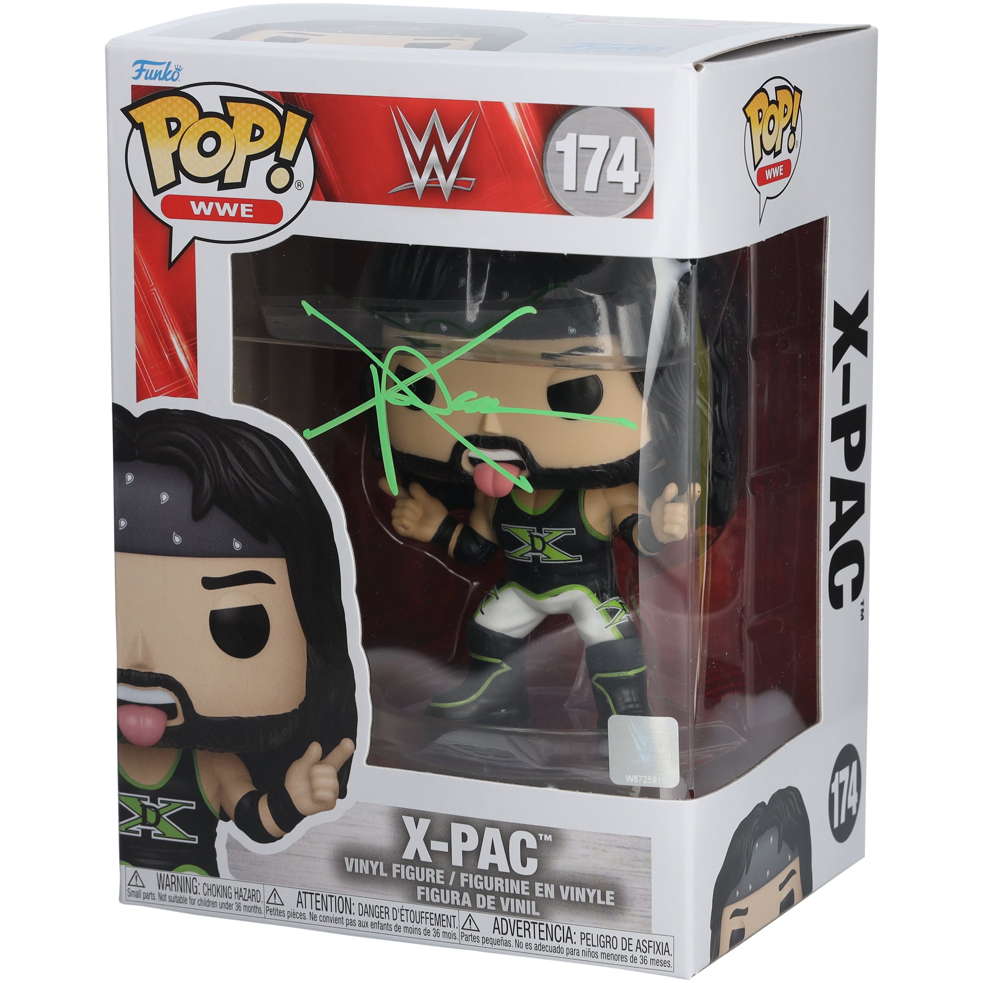 Figurine Funko Pop! WWE X-PAC #174 - Avec Son Protecteur (Hard Stack) - Neuf, Pour Collection