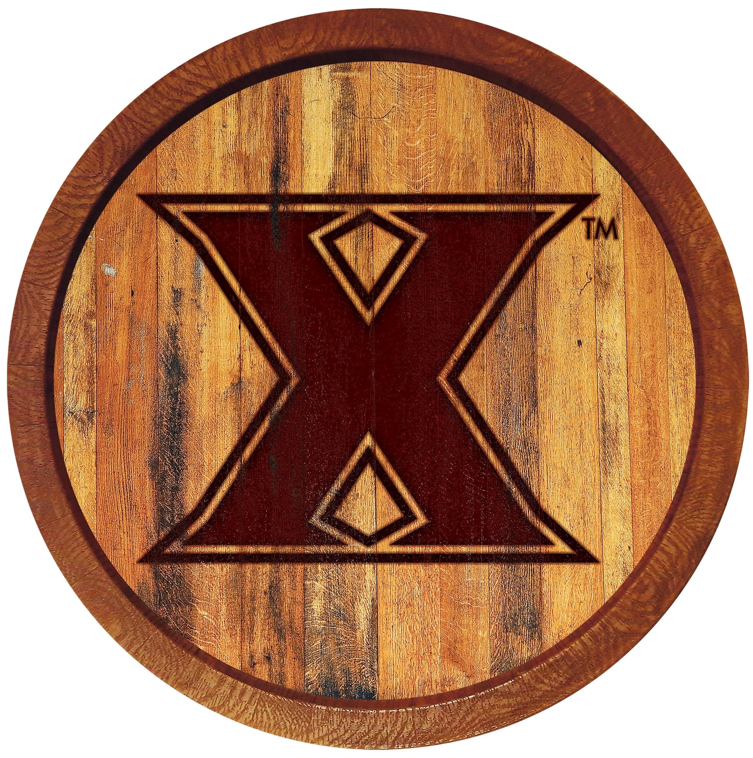 Xavier Musketeers 21'' x 21'' Faux Barrel Top Sign