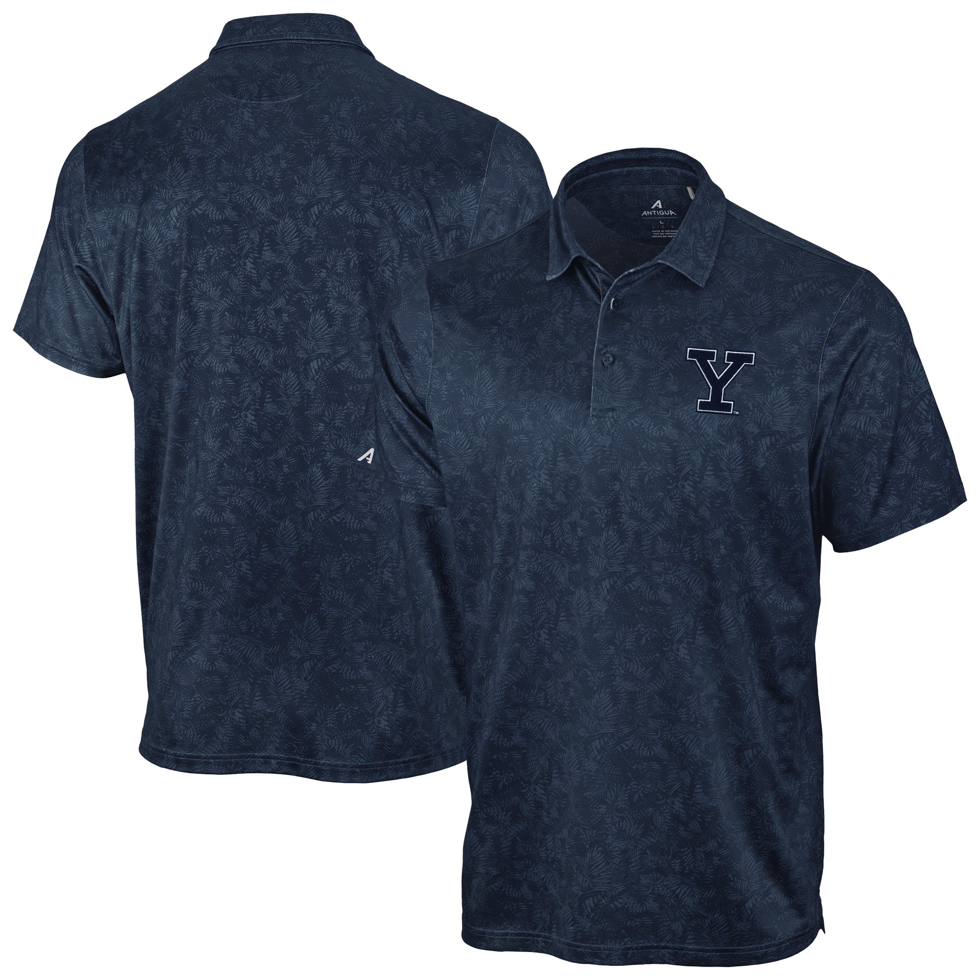 Polo Lush bleu marine Antigua pour homme, Yale Bulldogs
