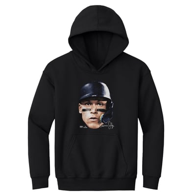 Aaron Judge 500 Level Youth Vintage Head Hoodie - Black