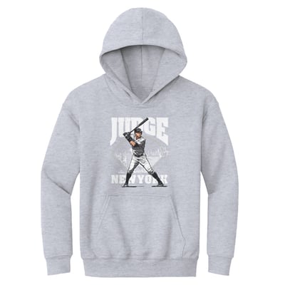 Aaron Judge 500 Level Youth Field Hoodie - Gray