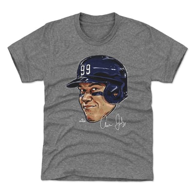Aaron Judge 500 Level Youth Smile T-Shirt - Gray