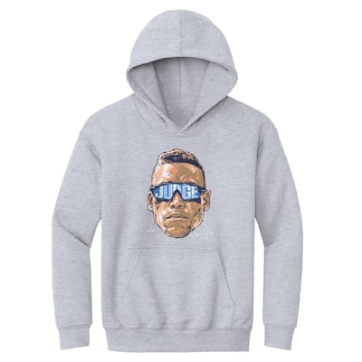 Aaron Judge 500 Level Youth Sunglasses Hoodie - Gray