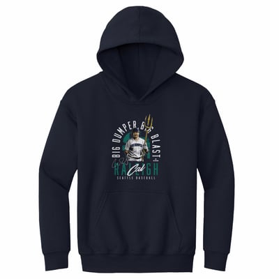 Cal Raleigh 500 Level Youth Big Dumper Big Blast Hoodie - Navy