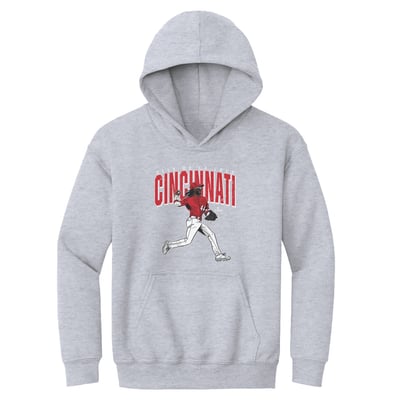 Elly De La Cruz 500 Level Youth Big Time Hoodie - Gray