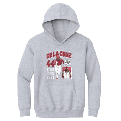 Elly De La Cruz 500 Level Youth Comic Book Hoodie - Gray