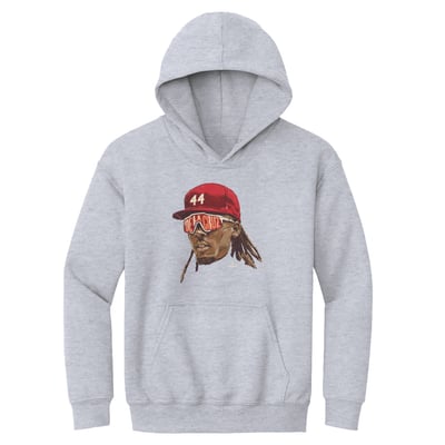 Elly De La Cruz 500 Level Youth Sunglasses Hoodie - Gray