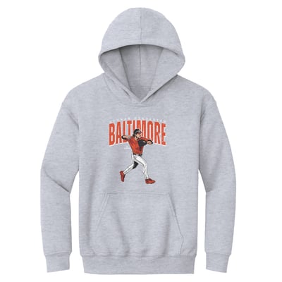 Gunnar Henderson 500 Level Youth Big Time Hoodie - Gray