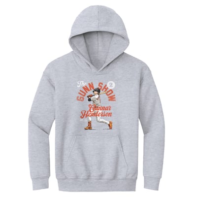 Gunnar Henderson 500 Level Youth The Gunn Show Arc Hoodie - Gray