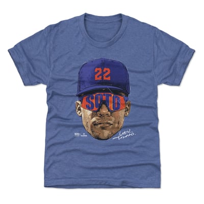 Juan Soto 500 Level Youth Sunglasses T-Shirt - Royal