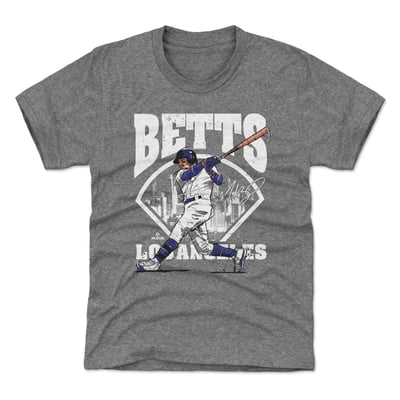 Mookie Betts 500 Level Youth Field T-Shirt - Gray