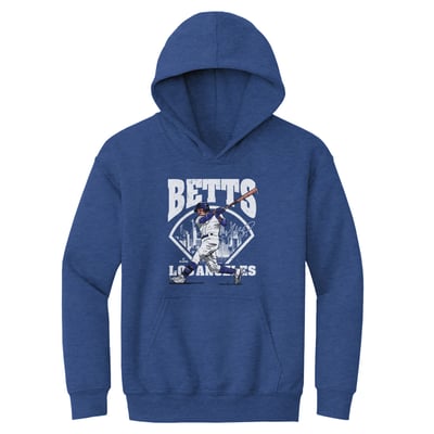 Mookie Betts 500 Level Youth Field Hoodie - Heather Royal