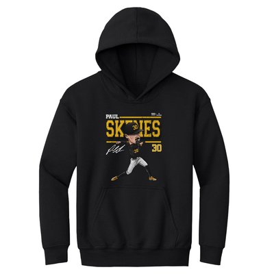 Paul Skenes 500 Level Youth Cartoon Hoodie - Black