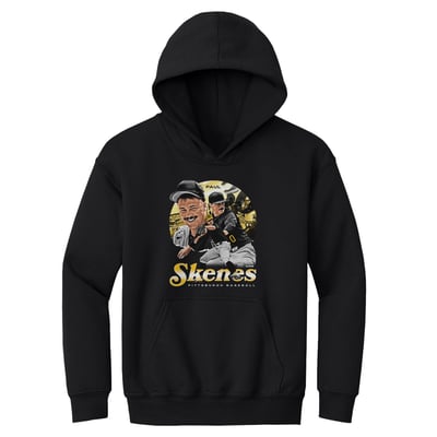 Paul Skenes 500 Level Youth Vintage Hoodie - Black