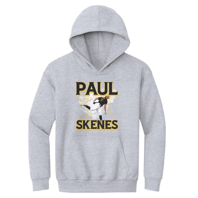 Paul Skenes 500 Level Youth Lightning Hoodie - Gray