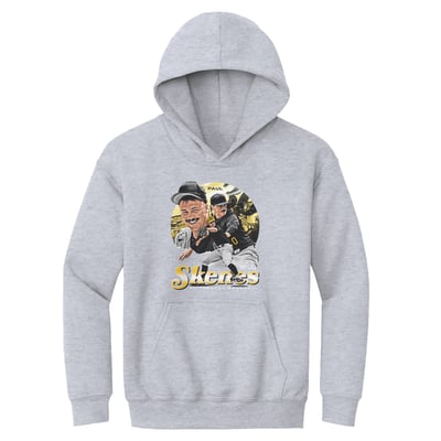 Paul Skenes 500 Level Youth Vintage Hoodie - Gray