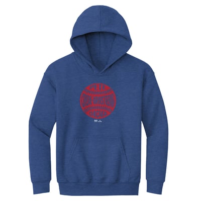 Pete Crow-Armstrong 500 Level Youth Vintage Baseball Hoodie - Heather Royal