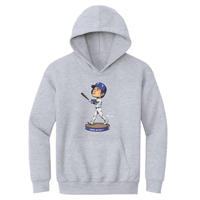 Shohei Ohtani 500 Level Youth Bobblehead Hoodie - Gray