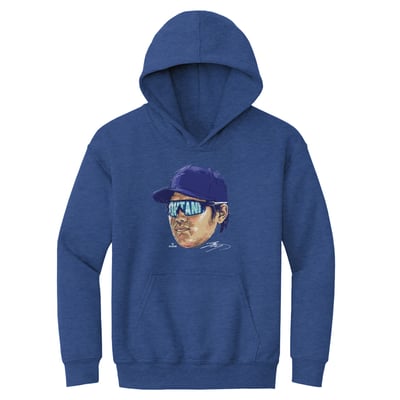 Shohei Ohtani 500 Level Youth Sunglasses Hoodie - Heather Royal