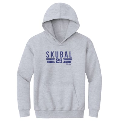 Tarik Skubal 500 Level Youth Font Hoodie - Gray