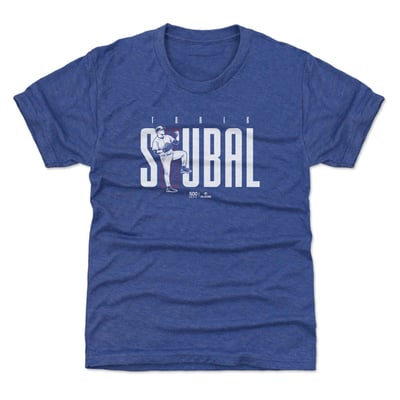Tarik Skubal 500 Level Youth Silhouette T-Shirt - Royal